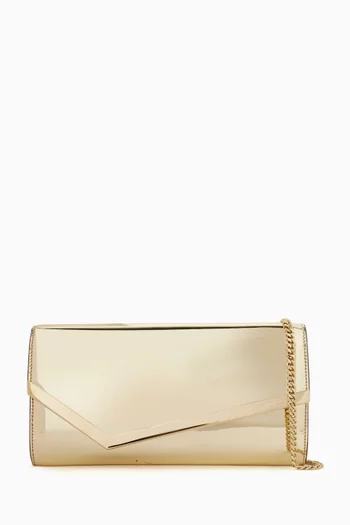 Emmie Clutch in Metallic Leather