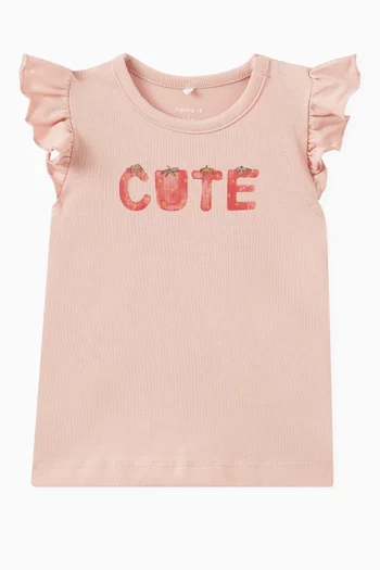 Graphic-print Baby T-shirt in Cotton