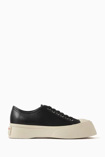 Pablo Platform Sneakers in Leather