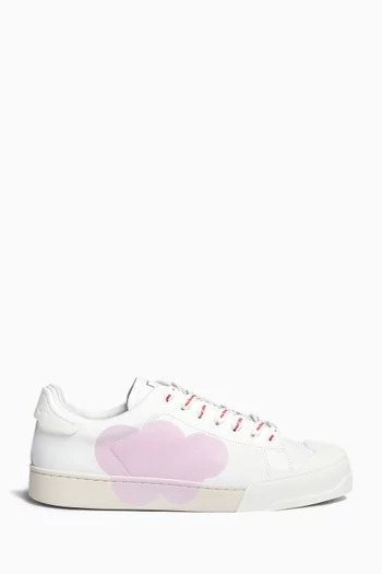 x No Vacancy Inn Graphic-print Low-top sneakers in Leather