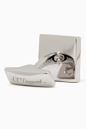 أزرار أكمام مربعة دايموند هيد بلاديوم