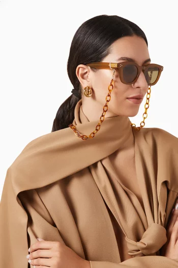 Dana Eyeglasses Chain in Acetate