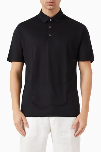 Polo Shirt in High Performance ™ Wool
