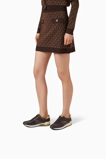 Monogram Sneakers in Logo Canvas