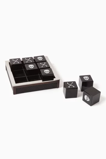 Sutton Tic-Tac-Toe in Carbon & Wood