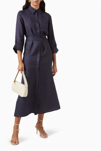 Lucy Dress in Viscose Linen
