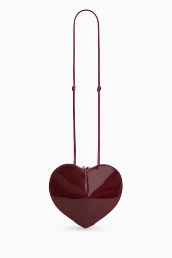 Le Coeur Crossbody Bag in Patent Calfskin