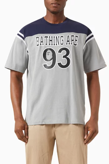Football T-shirt in Cotton