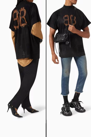 Oversized Crypto T-shirt in Vintage Jersey