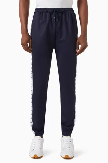 Taped Track Pants in Cotton Blend