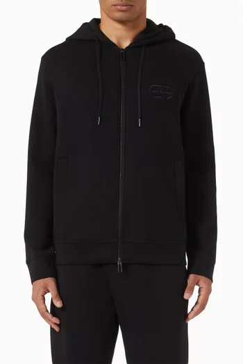 Logo Hoodie in Cotton Jersey