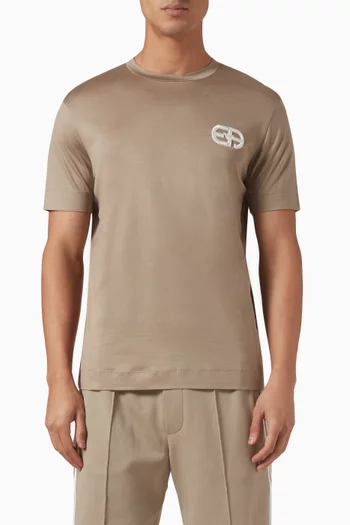 Logo T-shirt in Cotton Jersey