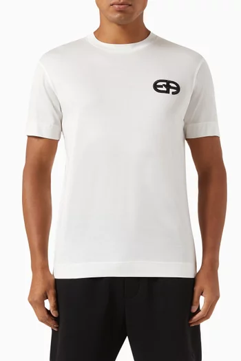 Logo T-shirt in Cotton Jersey