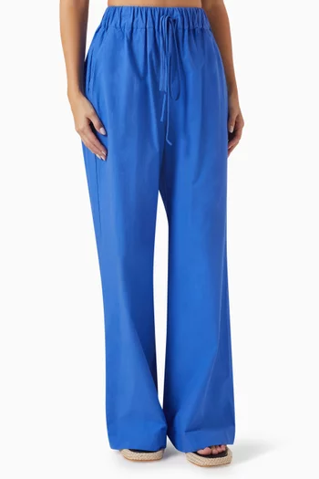Portici Drawstring Pant in Dry Cotton