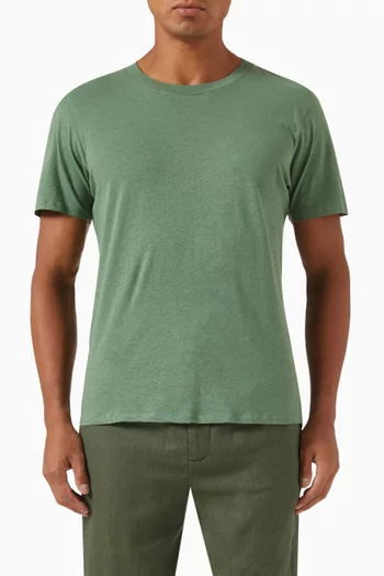 Lucio T-shirt in Linen-jersey