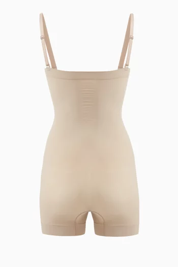 Seamless Sculpt Strapless Mid Thigh Bodysuit