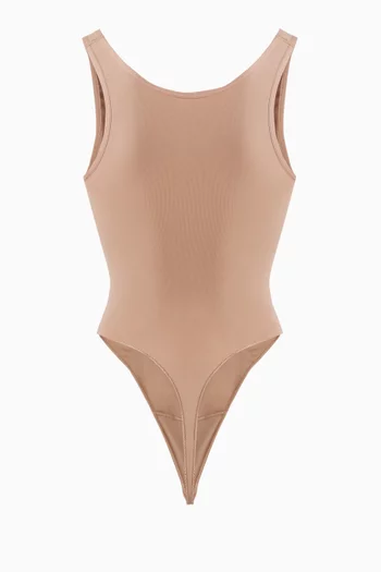 Seamless Sculpt Scoop Neck Thong Bodysuit