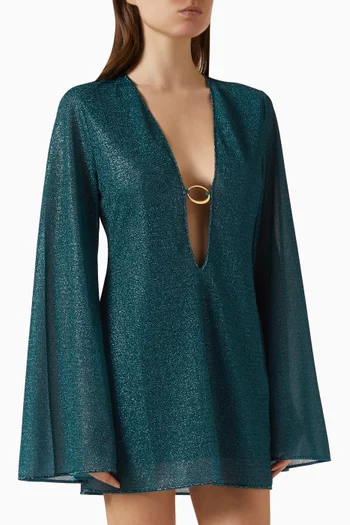 Lumière O Gem Mini Kaftan in Lurex
