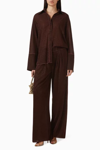 Lumiere Shirt in Metallic Lurex