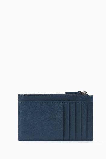Cash Long Coin & Card Holder in  Grained Calfskin