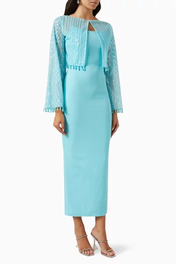 Mela Embellished Two-piece Maxi Dress