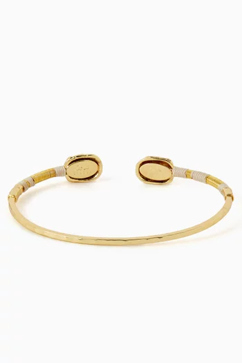 Duality Scaramouche Cuff in Gold-plated Metal