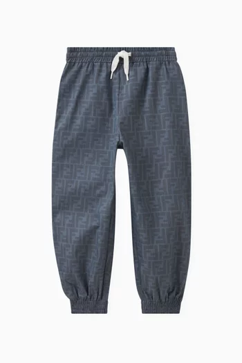 FF Monogram Trousers in Chambray