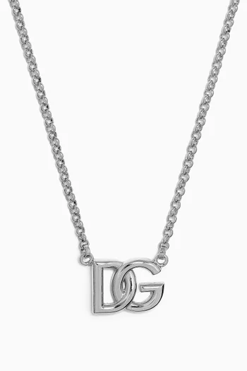 DG Logo Necklace in Metal