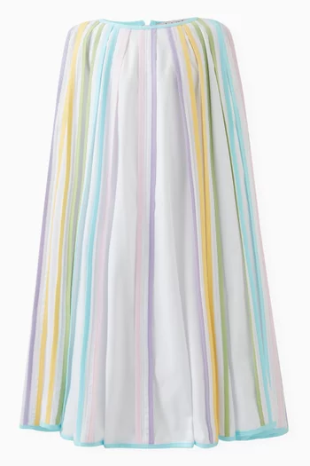 فستان كيمايا بألوان فاتحة قطن