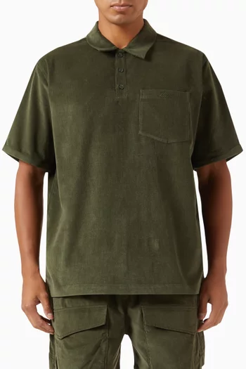 Summer Cord Madoc Polo T-shirt in Cotton