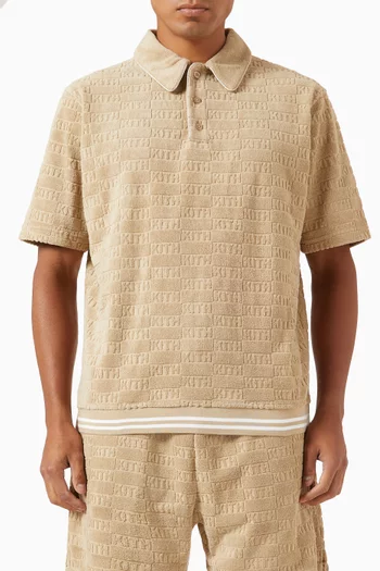 Graham Polo in Cotton-blend Terry