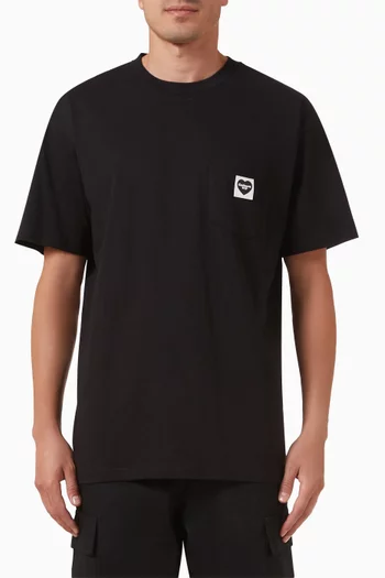 Pocket Heart T-shirt in Cotton Jersey