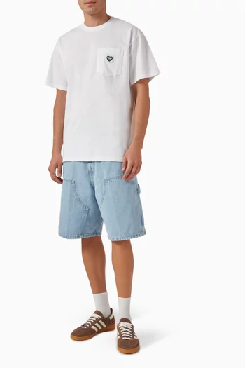 Pocket Heart T-shirt in Cotton Jersey