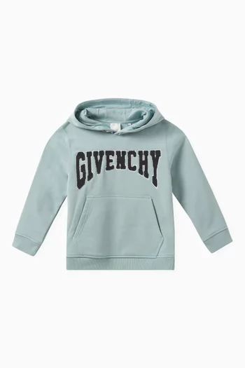 Logo-patch Hoodie in Cotton