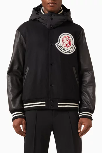 Durnan Bomber Jacket in Melton Wool