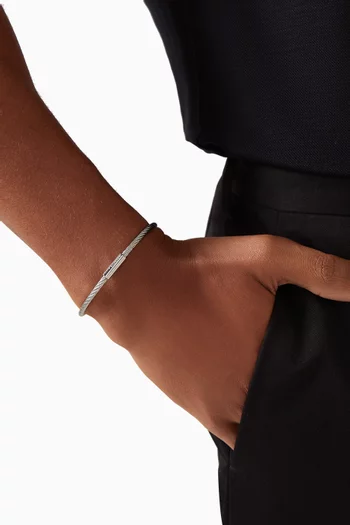 Giacomo Cable Bracelet in Stainless Steel