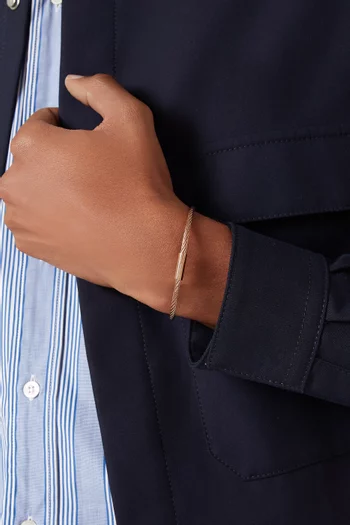 Giacomo Cable Bracelet in Stainless Steel