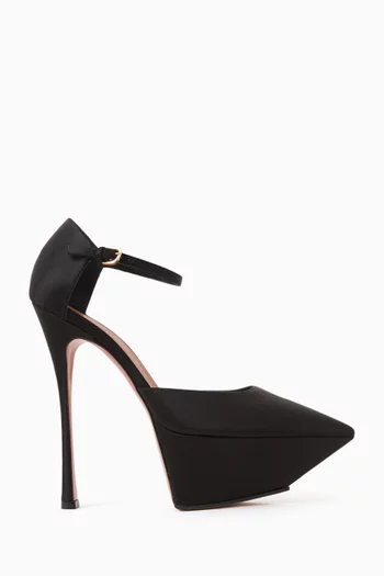 Yigit 150 Cut-out Pumps in Satin