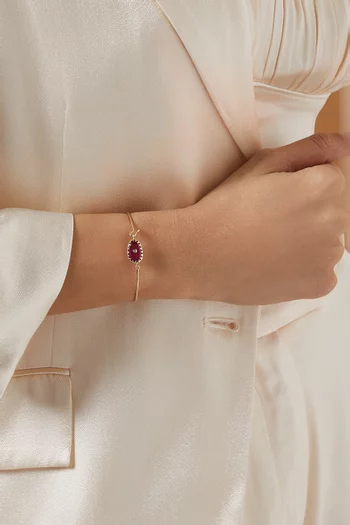 سوار اورسو مرصع بماس وياقوت ذهب عيار 9