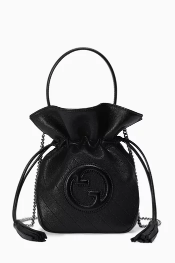 Mini Blondie Bucket Bag in Leather