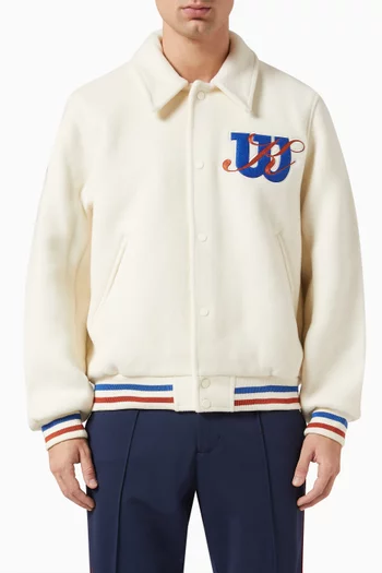 x Wilson Coaches Jacket in Wool-blend