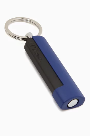 سلسلة مفاتيح بأداة ثقب السيجار بتصميم غير لامع