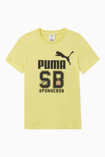 x Spongebob Logo T-shirt in Cotton