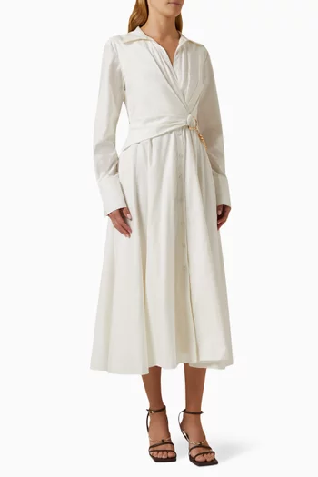 Kirtling Midi Dress in Cotton