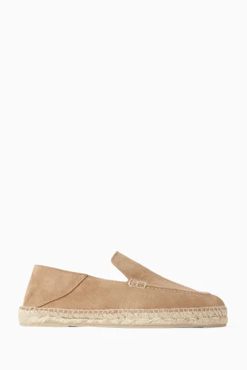 Traveler Loafer Espadrilles in Suede