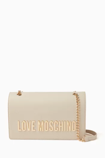 Bold Love Shoulder Bag in Faux Leather