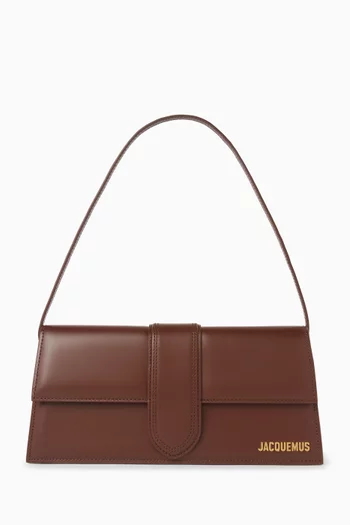 Medium Le Bambino Long Shoulder Bag in Patent Leather