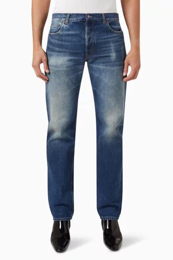 Straight-leg Jeans in Denim