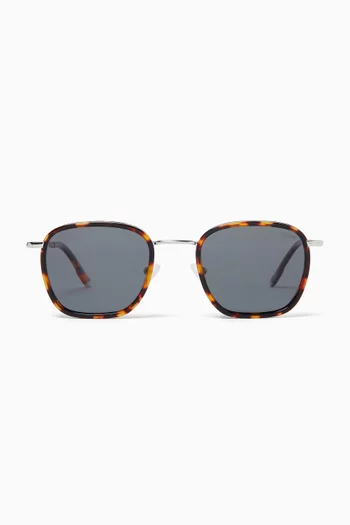 Adam Square Sunglasses in Eco Acetate & Stainless Steel