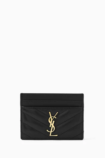 Cassandre Card Case in Matelassé Leather